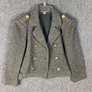 Wings Coat Women's Medium Gray Knit Adults‎ Outerwear M